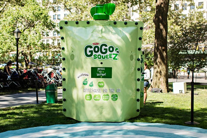 GoGoSqueeZ純天然有機果泥 推廣活動